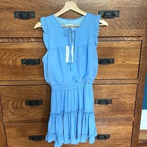 Adrienne boutique dress, beautiful cornflower blue, NWT